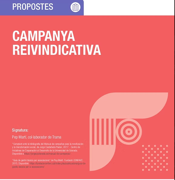 La campanya reivindicativa (autor: Pep Martí)