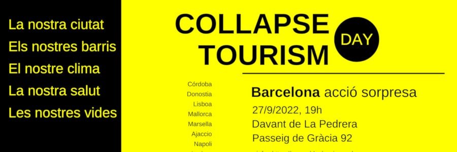 27 de setembre: Mobilització contra el turisme massiu