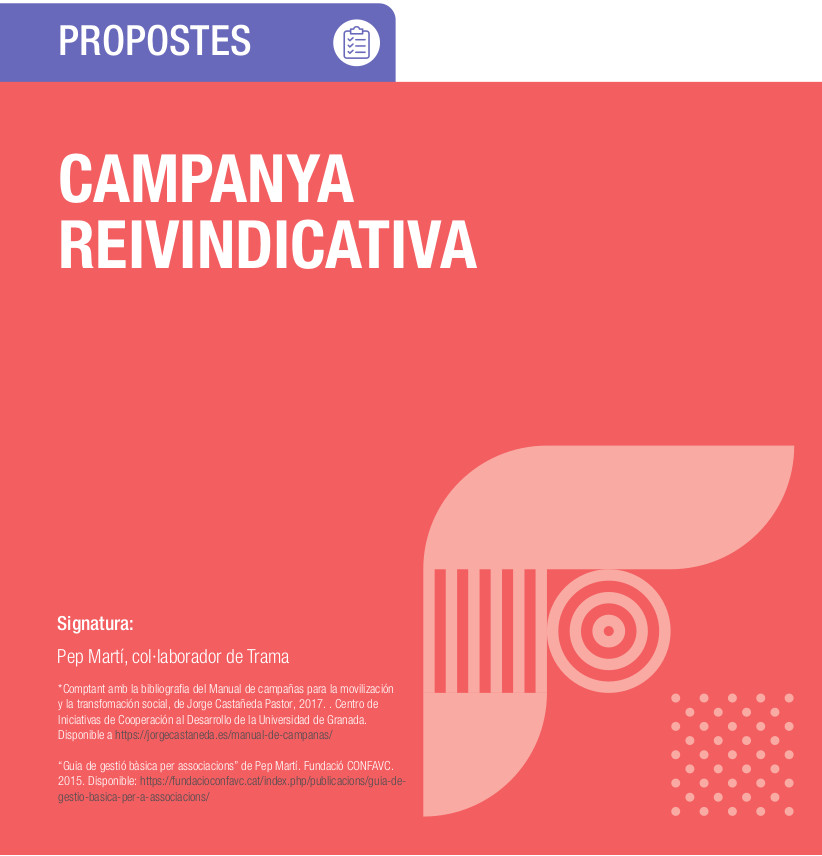Campanya reivindcativa (autor: Pep Martí)